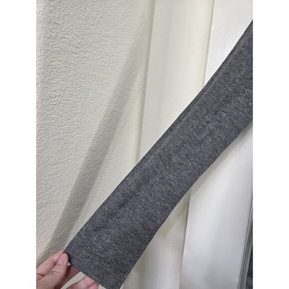 Soft Surroundings Gray Crochet Accent Wool Blend Turtleneck Sweater, Size Large - Picture 5 of 11